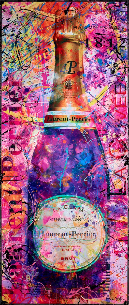 Colourful bottle of Laurent-Perrier champagne with abstract design elements.
unique
text art
still life
portrait
pop art
painting
original
Laurent Perrier
Henri Miller
contemporary art
colourful
Champagne
book
abstract
Framed Artwork For Sale Ascot