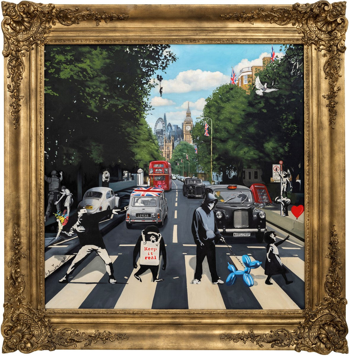 XL artwork
street art
spray can
romantic
portrait
Pop Wall
pop art
painting
original
Mr. Brainwash
love
London
contemporary art
Come Together
colourful
Abbey Road
For Sale Ascot Framed Artwork