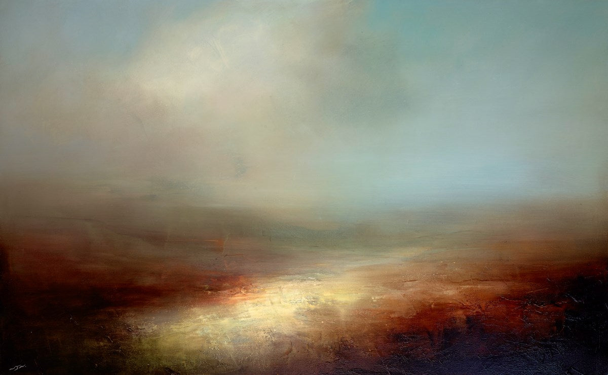 Abstract painting with warm tones and a central light source
original
Neil Nelson
fine art
Echoes Range II
contemporary art
colourful
abstract expressionism
abstract
Surrey For Sale