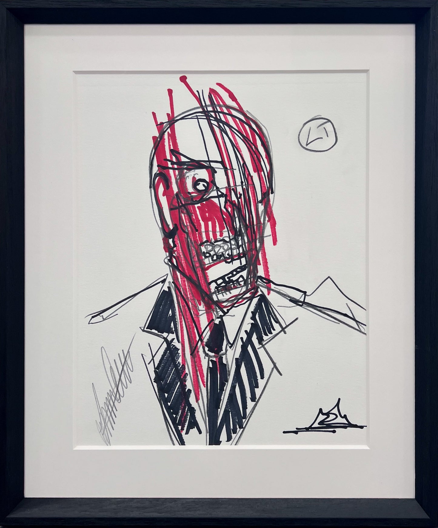 Lincoln Townley | Skull Banker Head | Red | Dual Signed | 2025