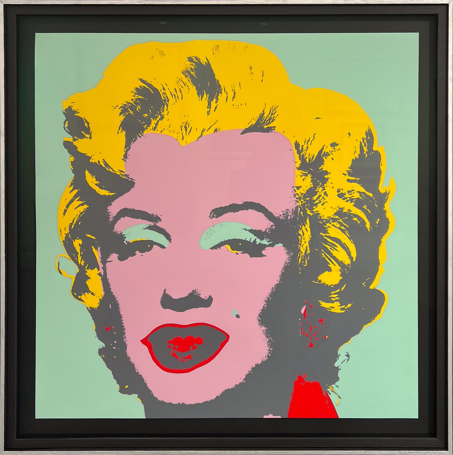 Andy Warhol Marilyn Mint Sunday B Morning edition screenprint 91.4cm museum board, Creed Gallery Ascot, Berkshire.