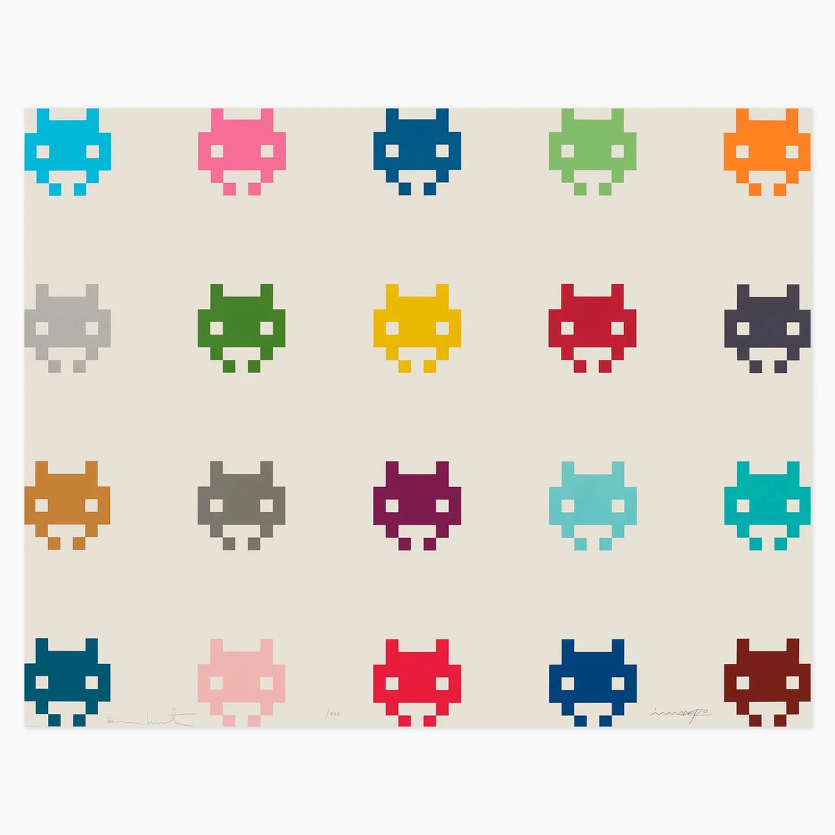 Invader & Damien Hirst | InvadHirst (2005)