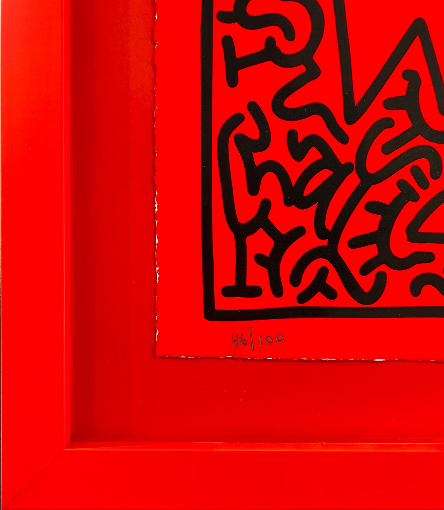 Angel Ortiz LA II Roger 2 original, Keith Haring collaborator, Creed Gallery Ascot, Berkshire.