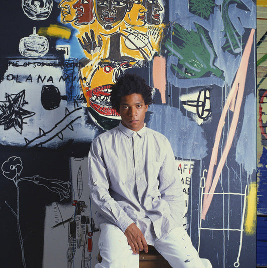 Jean-Michel Basquiat portrait New York 1980s neo-expressionist artist