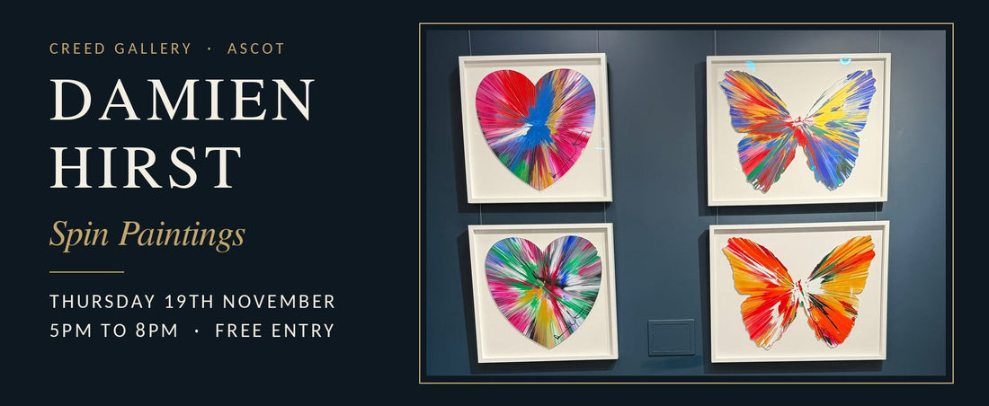 damien-hirst-spin-paintings-exhibition-ascot-19th-november