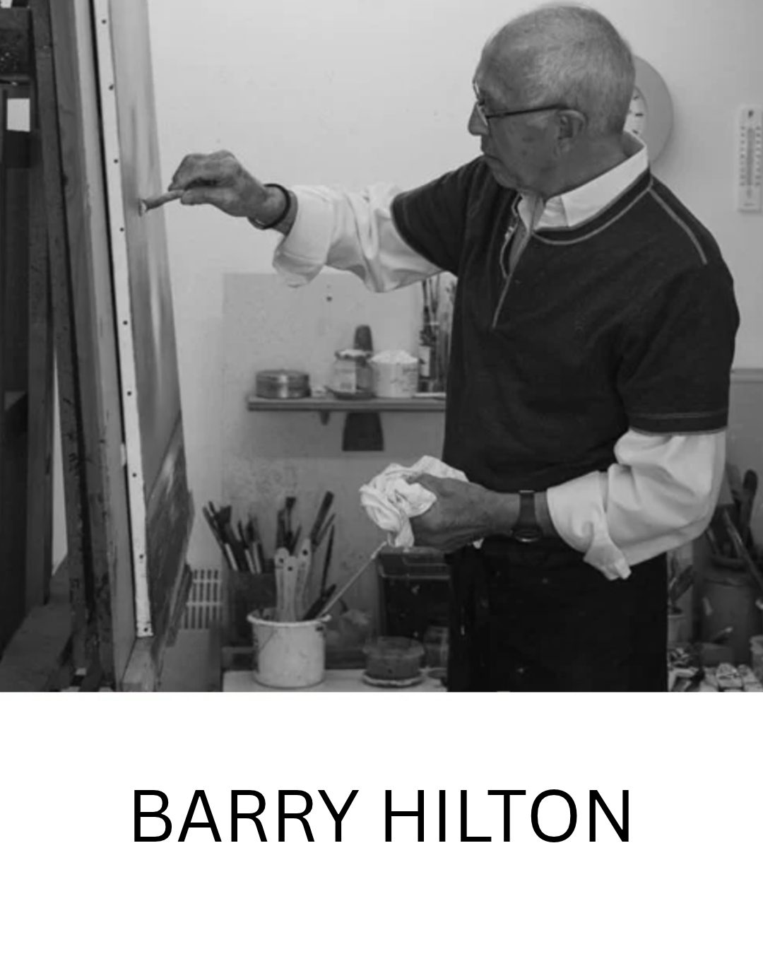 barry-hilton-artist-painting-at-easel-studio