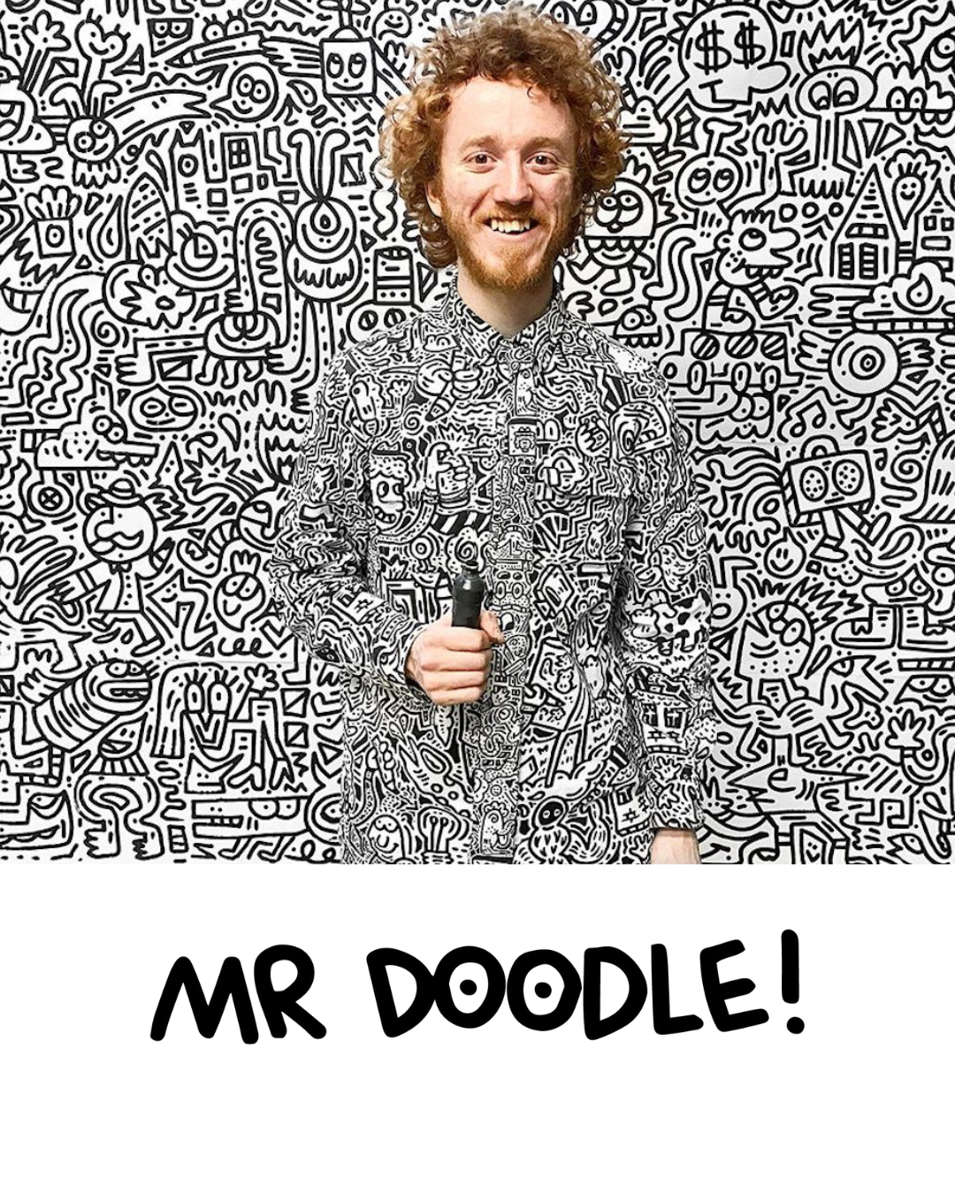 Mr Doodle | Sam Cox Contemporary Artist | Creed Gallery Ascot