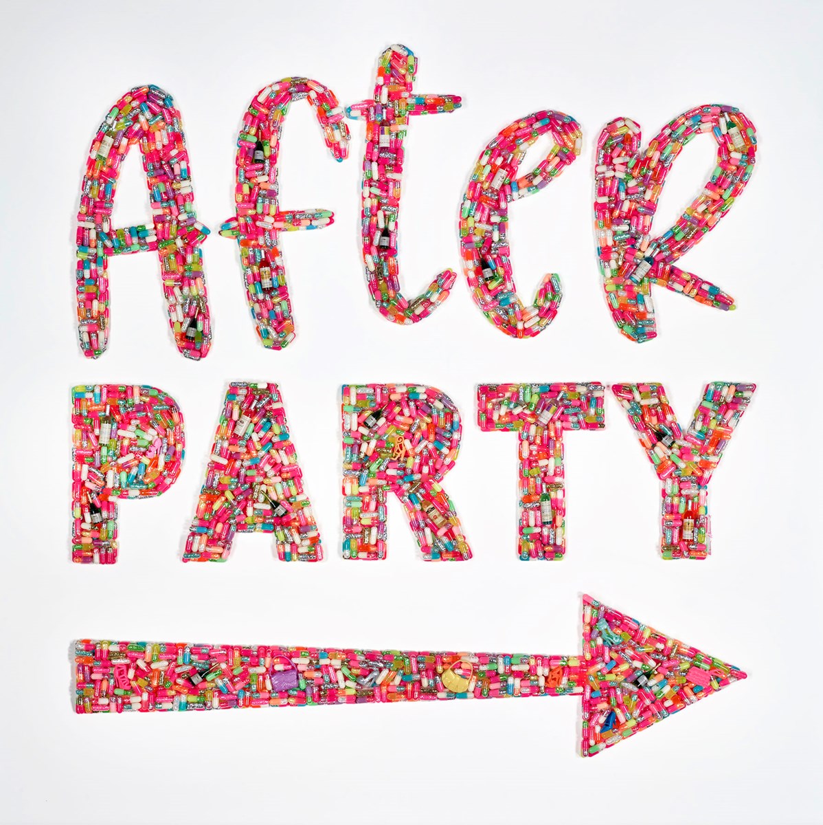 Colourful 'After Party' sign with an arrow on a white background

text art

street art

pop art

pills

original

Emma Gibbons

contemporary art

colourful

After Party

Framed Artwork For Sale Ascot