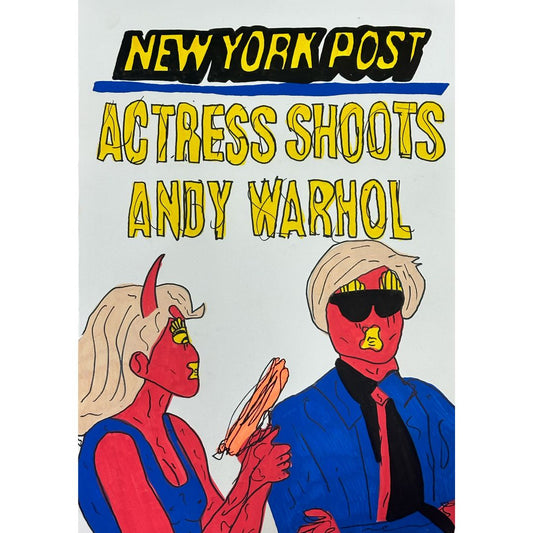 Actress Shoots Warhol