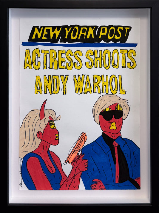 Actress Shoots Warhol