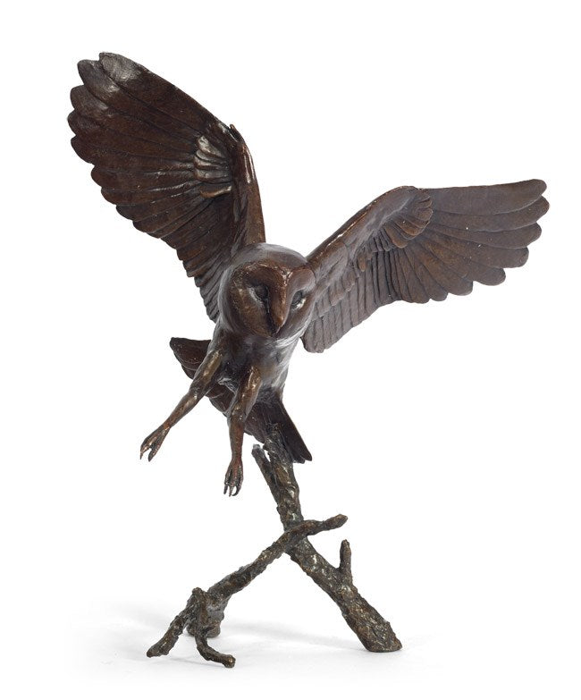 Bronze sculpture of an owl on a branch 

wildlife

sculpture

portrait

Owl

Nocturne

gift ideas

fine art

figurative

edition

contemporary art

bronze

For Sale Ascot Investment 