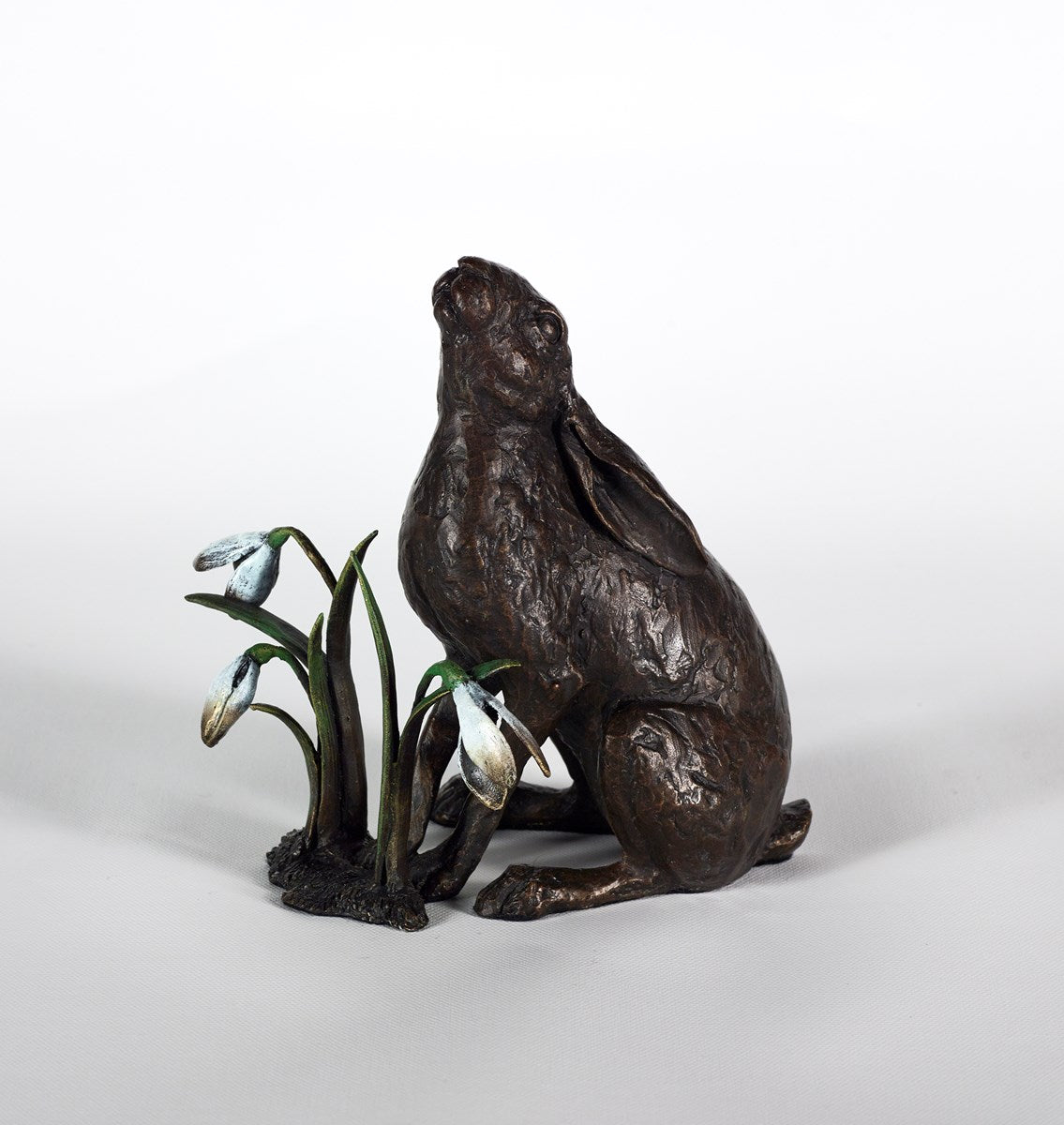 Bronze hare statue with snowdrops

wildlife

Spring Gaze

small sculpture

sculpture

portrait

hare

gift ideas

fine art

figurative

edition

contemporary art

bronze

For Sale Surrey 

Michael Simpson 