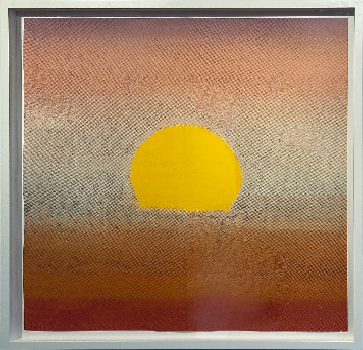 Andy Warhol Sunset from Hotel Marquette limited edition screenprint
