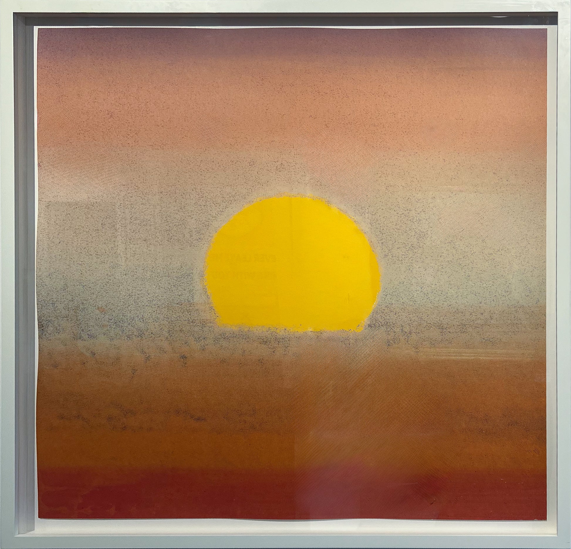 Andy Warhol Sunset from Hotel Marquette limited edition screenprint
