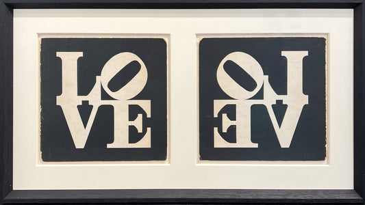 Robert Indiana 'Love and Hope' edition, Creed Gallery Ascot, Berkshire.