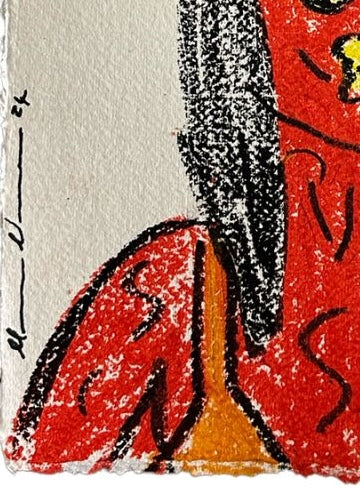 Mason Newman original 1/1 painting displayed in our Camberley, Surrey private viewing room, serving London and Berkshire.