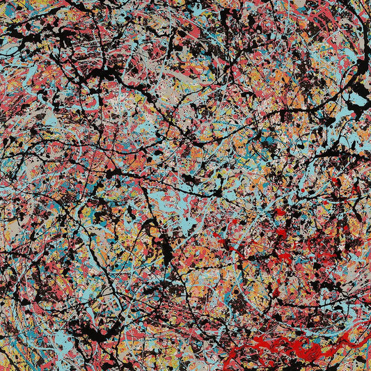 Gravity's Dream by Ed Sheeran, a celestial abstract expressionist print mounted on aluminium, available at Creed Gallery Ascot, Berkshire.