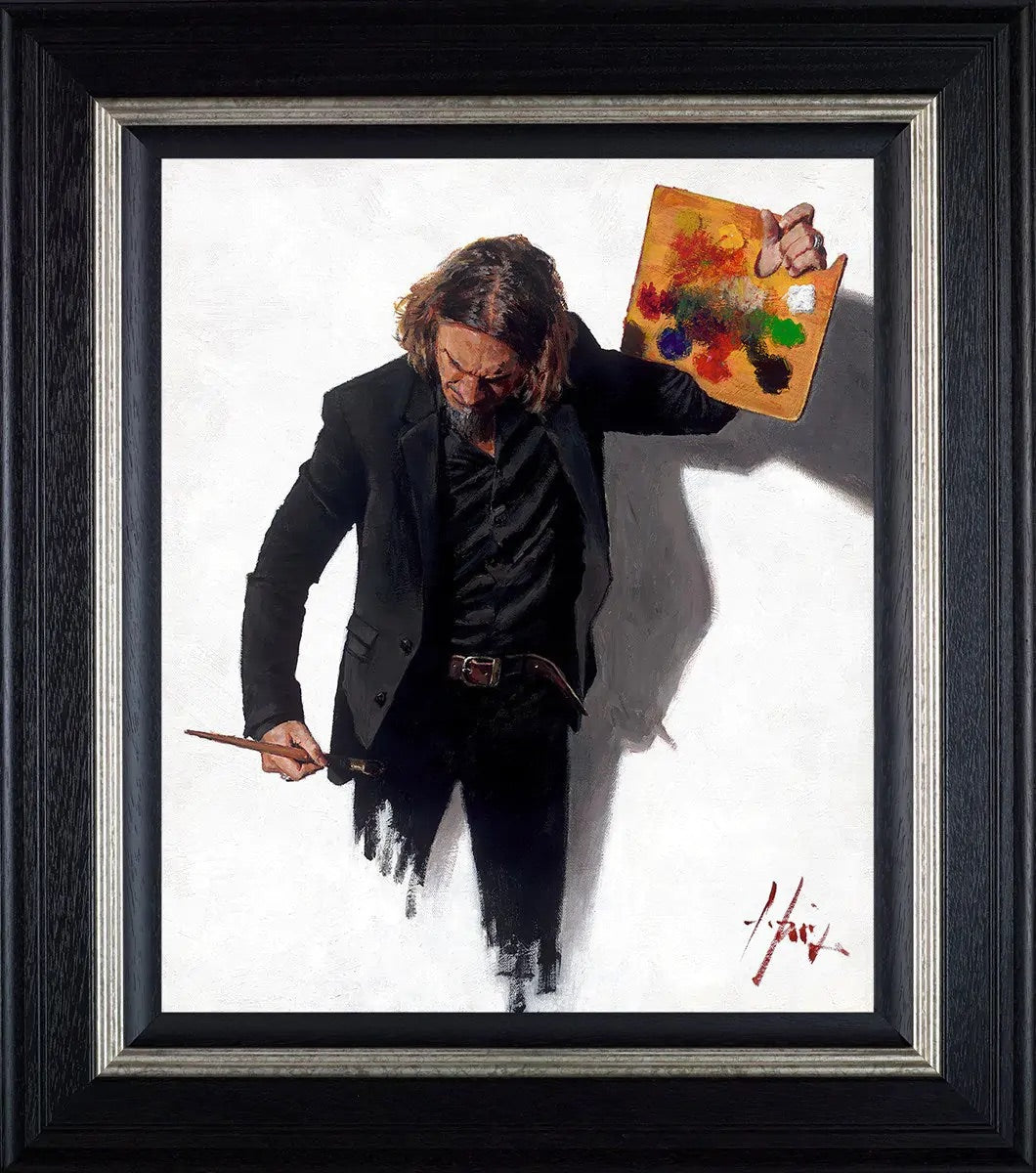 'Neo-Emotionalism: The New Era' by Fabian Perez, a signed limited edition print representing his signature artistic movement, in a premium contemporary frame at Creed Gallery Ascot and Windsor.