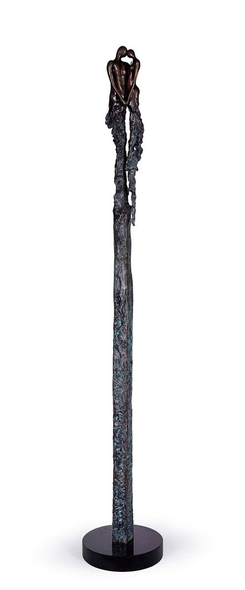 Jennine Parker Eternal Devotion Deluxe large bronze sculpture, Creed Gallery Ascot, Berkshire.