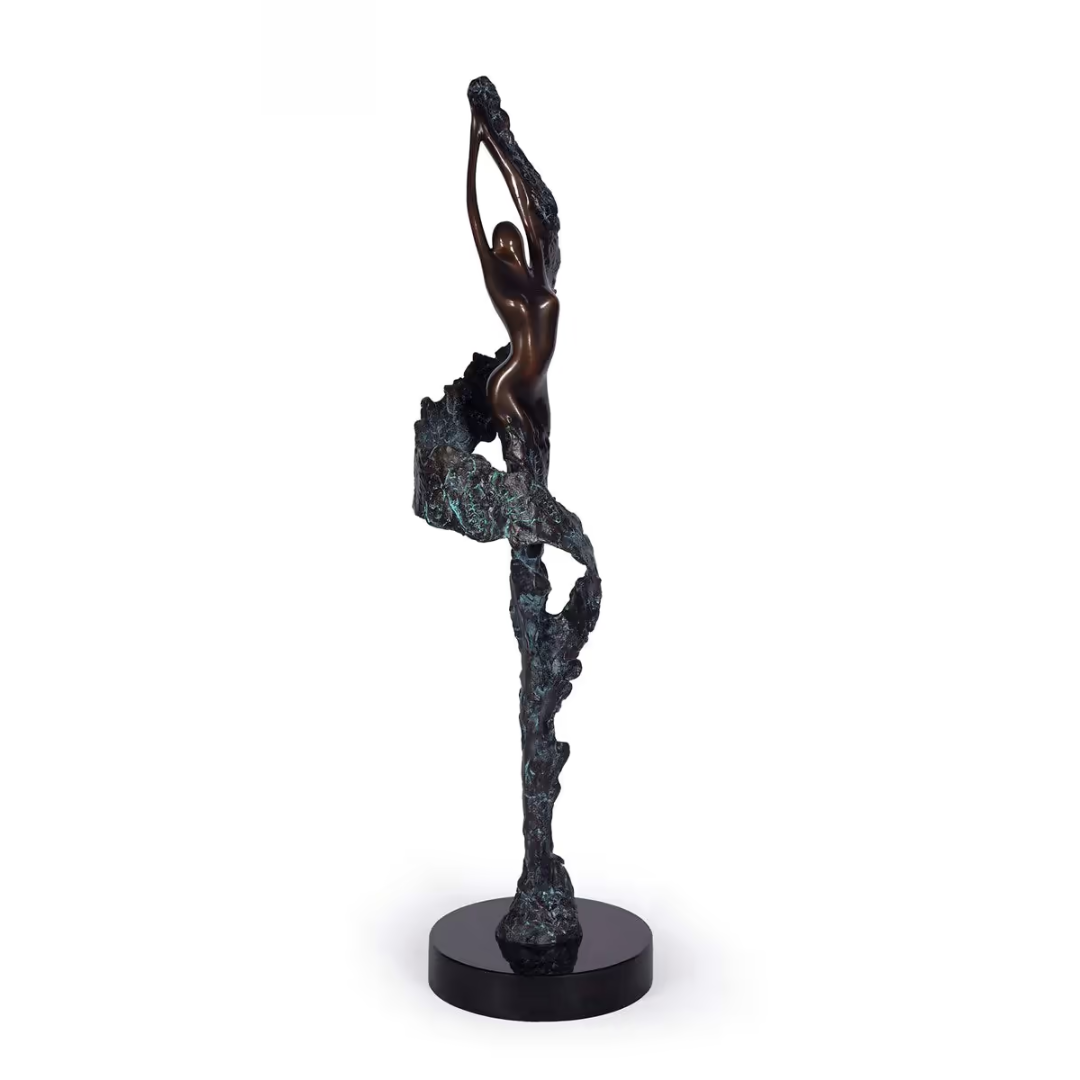 Jennine Parker Rhythm of Life II bronze sculpture, Creed Gallery Ascot, Berkshire.