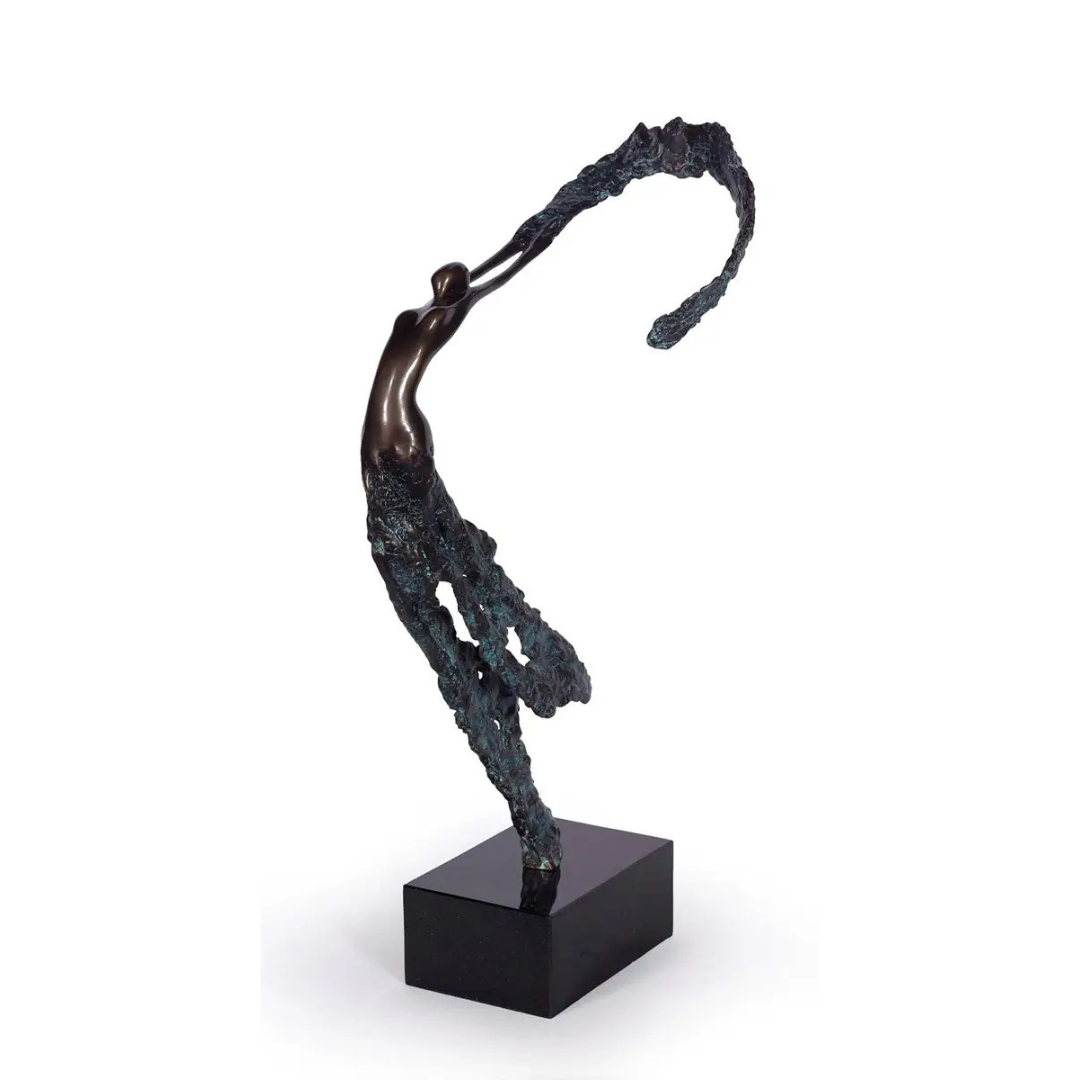 Jennine Parker Rhythm of Life I bronze sculpture, Creed Gallery Ascot, Berkshire.