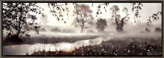 John Waterhouse Where Journeys Meet limited edition, British landscape, Creed Gallery Ascot, Berkshire.