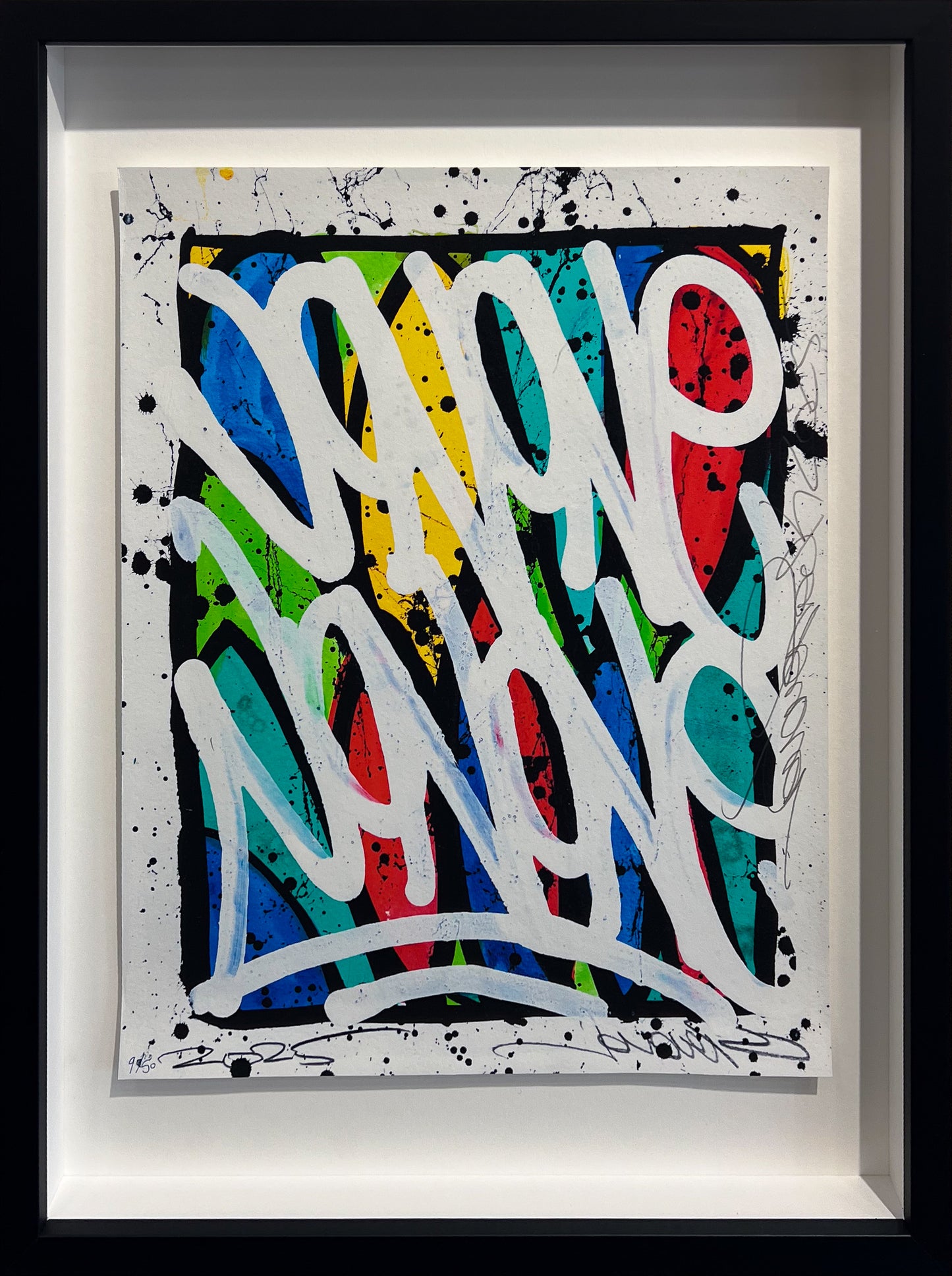 JonOne BioMimétisme limited edition print at Creed Gallery in  Ascot, Berkshire