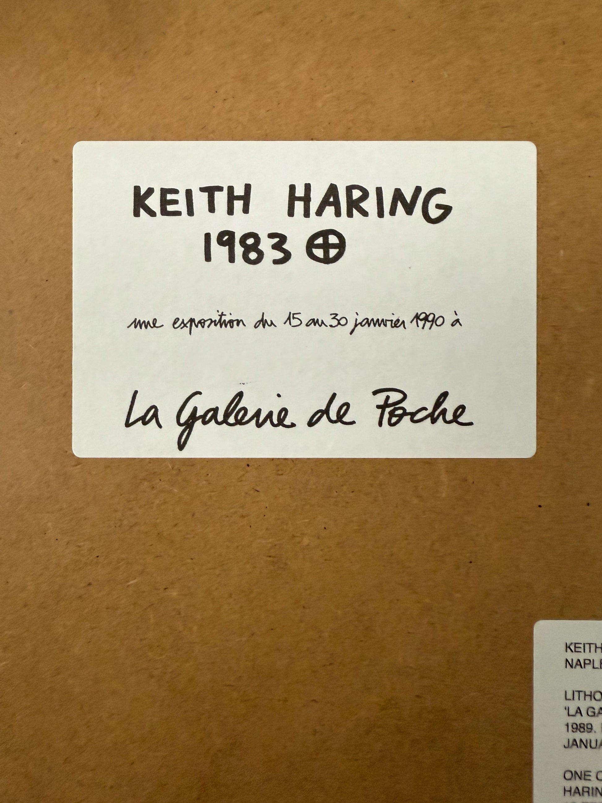 Keith Haring Naples Suite complete set six signed lithographs 1983 published 1990, La Galerie de Poche Paris, Creed Gallery Ascot.