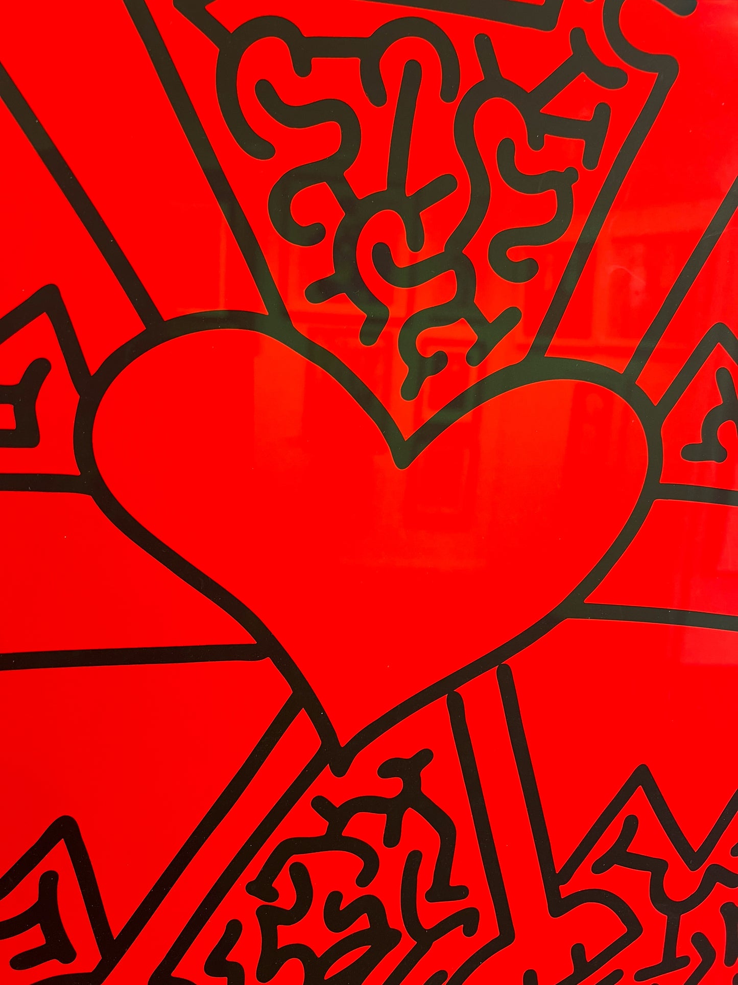Angel Ortiz LA II Roger 2 original, Keith Haring collaborator, Creed Gallery Ascot, Berkshire.