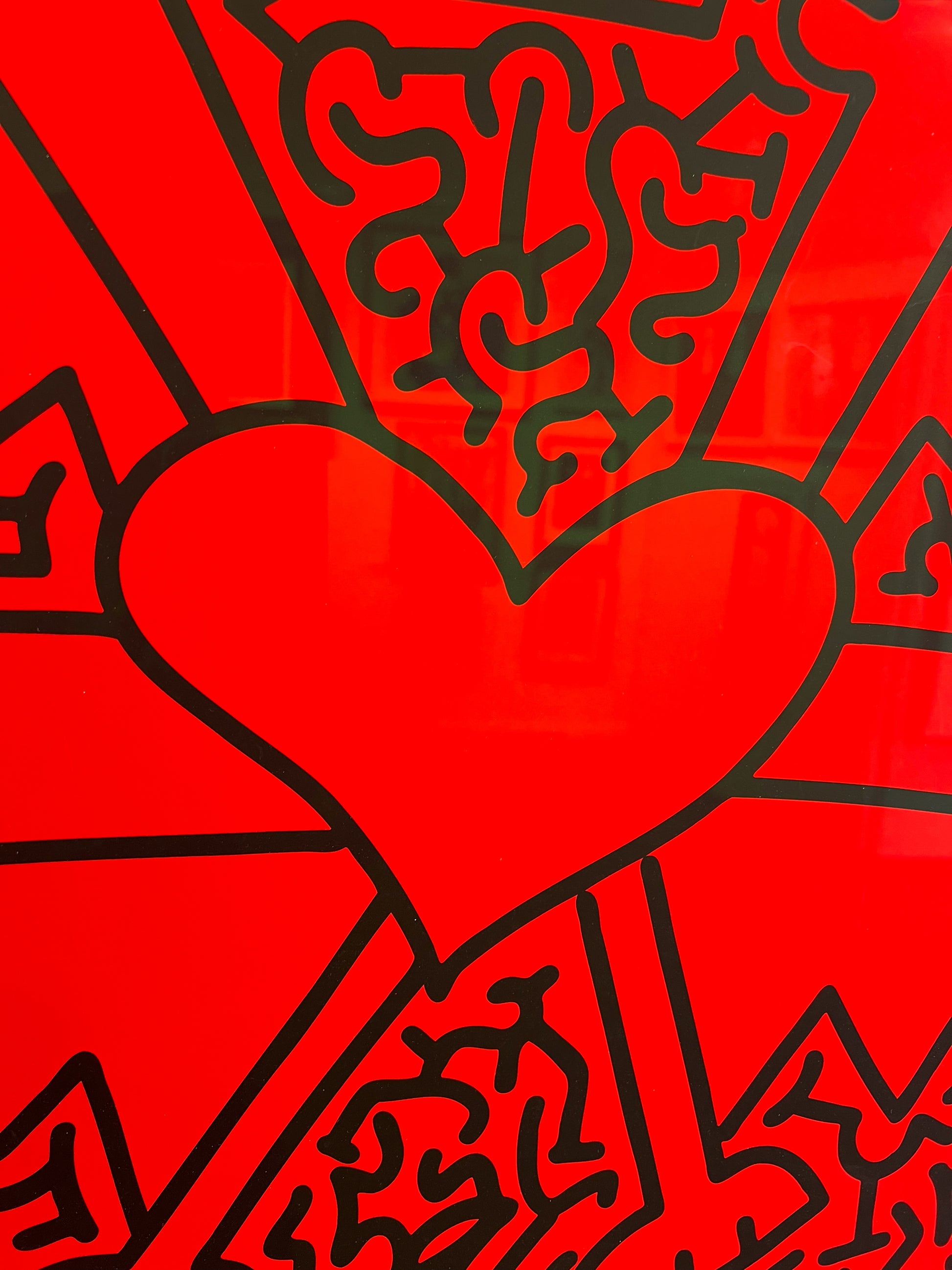 Angel Ortiz LA II Roger 2 original, Keith Haring collaborator, Creed Gallery Ascot, Berkshire.
