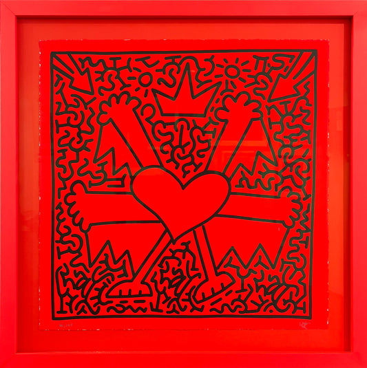 Angel Ortiz LA II Roger 2 original, Keith Haring collaborator, Creed Gallery Ascot, Berkshire.