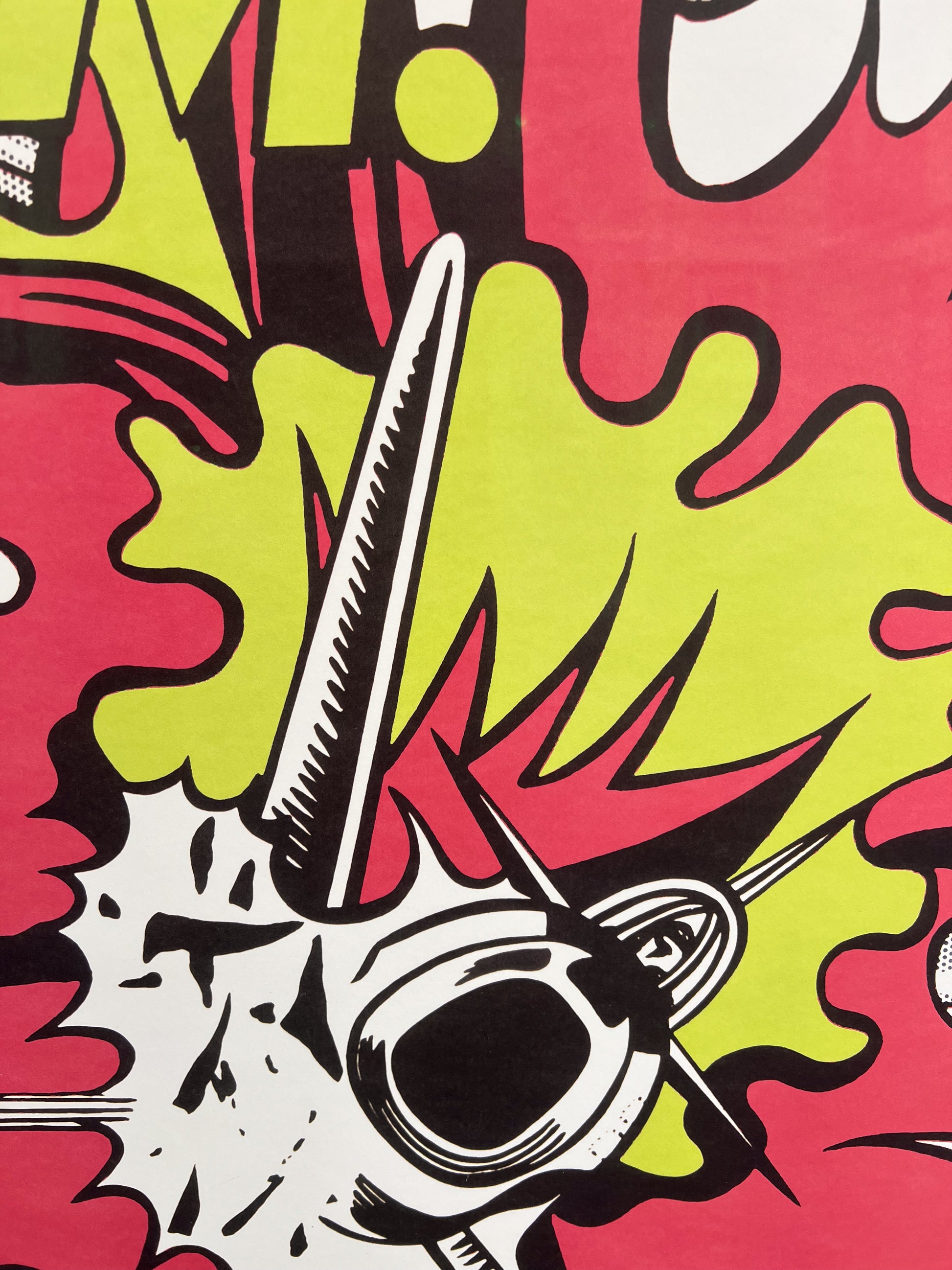 Roy Lichtenstein Whaam right panel Tate Gallery Edition offset lithograph, Creed Gallery Ascot, Berkshire.