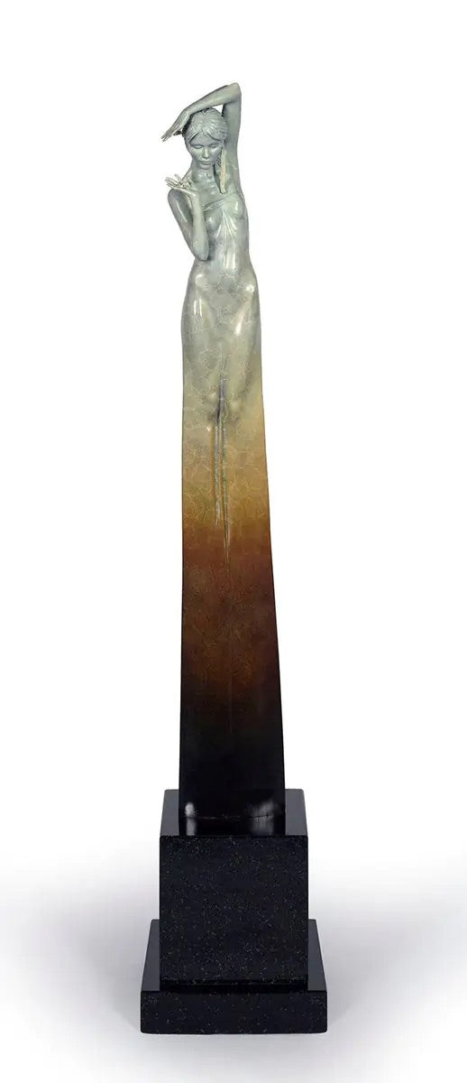 Michael Talbot Ayanna figurative bronze sculpture limited edition, Creed Gallery Ascot, Berkshire.
