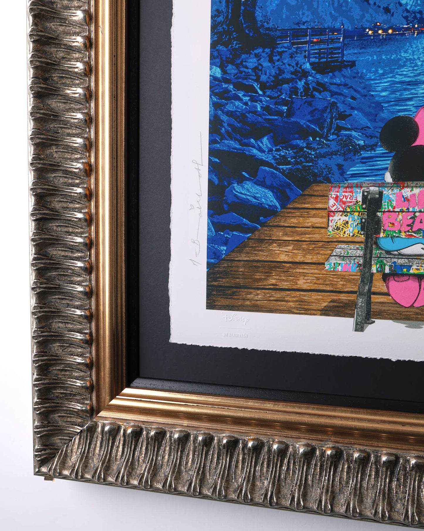 Mr Brainwash A World Full of Wonder Disney limited edition silkscreen, Creed Gallery Ascot, Berkshire.