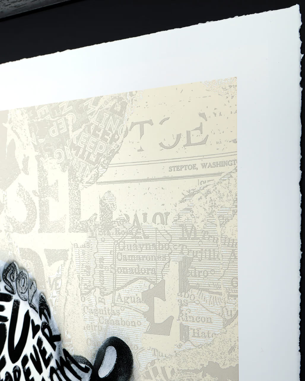 Mr Brainwash Written in Love signed limited edition Disney silkscreen, Creed Gallery Ascot, Berkshire.