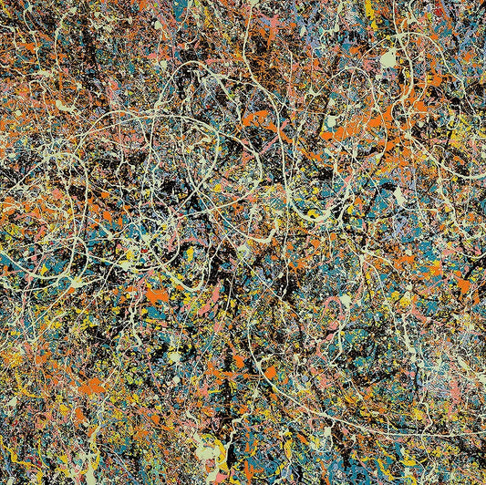 Nebula Whisper by Ed Sheeran, a vibrant abstract limited edition print from the Cosmic Carpark series, available at Creed Gallery Ascot and London.