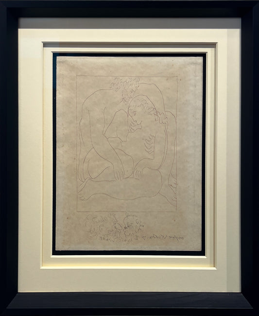 Pablo Picasso Amours de Jupiter et de Semele 1931 etching with remarques, cancelled plate suite, Creed Gallery Ascot.