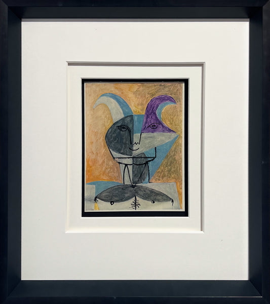 Picasso bust portrait of a mythological faun