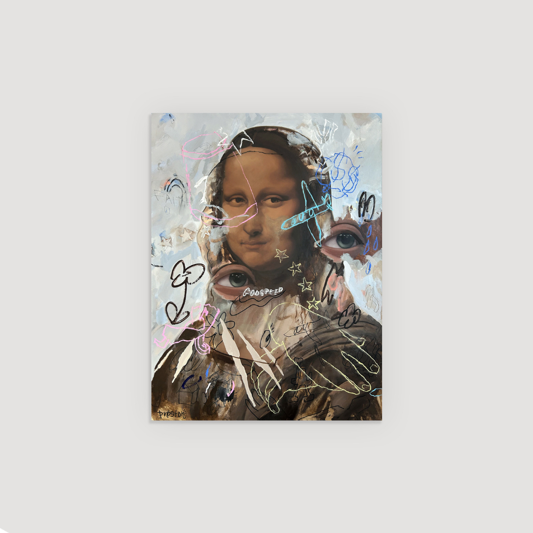 MLISA2 by Preston Paperboy on display at Creed Gallery Ascot, a leading destination for contemporary investment art near Windsor.