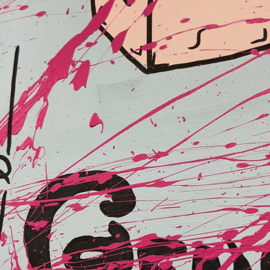 Mason Newman original 1-of-1 painting displayed in-gallery, ideal for luxury London and Berkshire interiorscanvas.