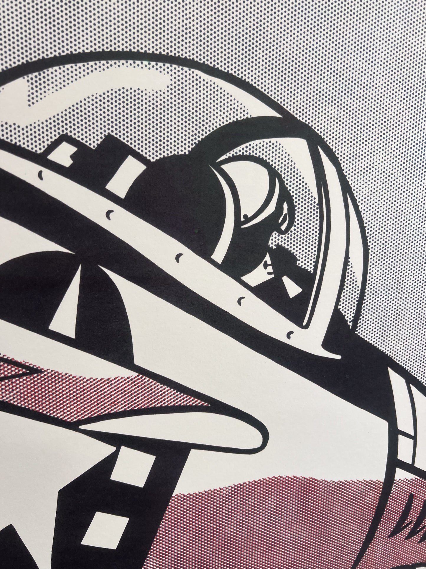 Roy Lichtenstein Whaam diptych Tate Gallery Edition offset lithograph, Pop Art, Creed Gallery Ascot, Berkshire.