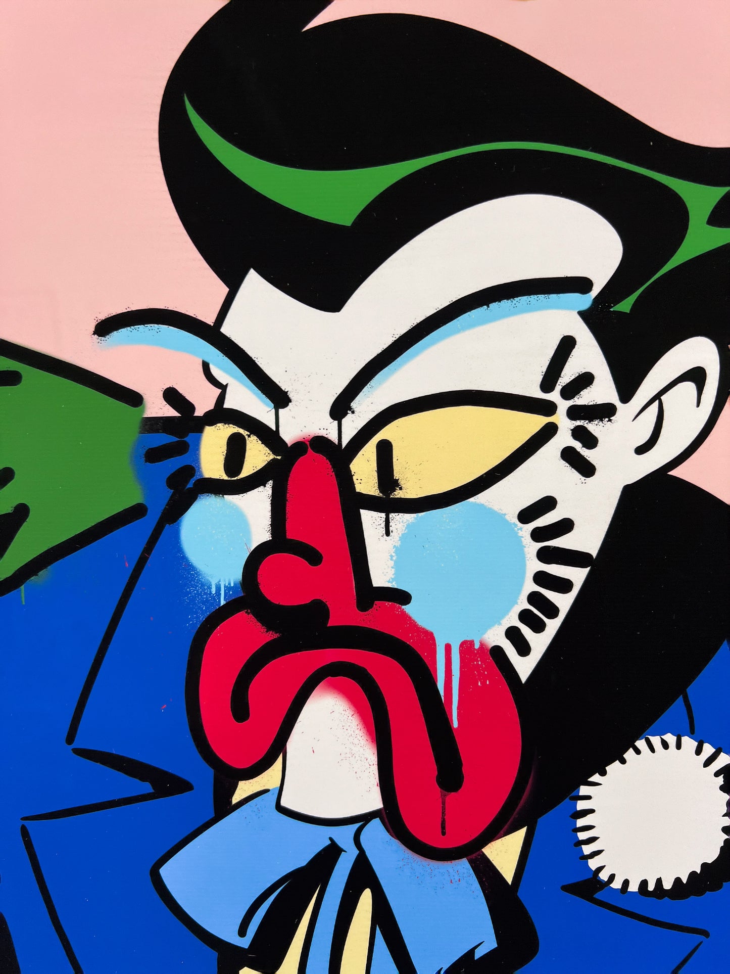 Slawn x Opake Joker limited edition collaboration, Creed Gallery Ascot, Berkshire.