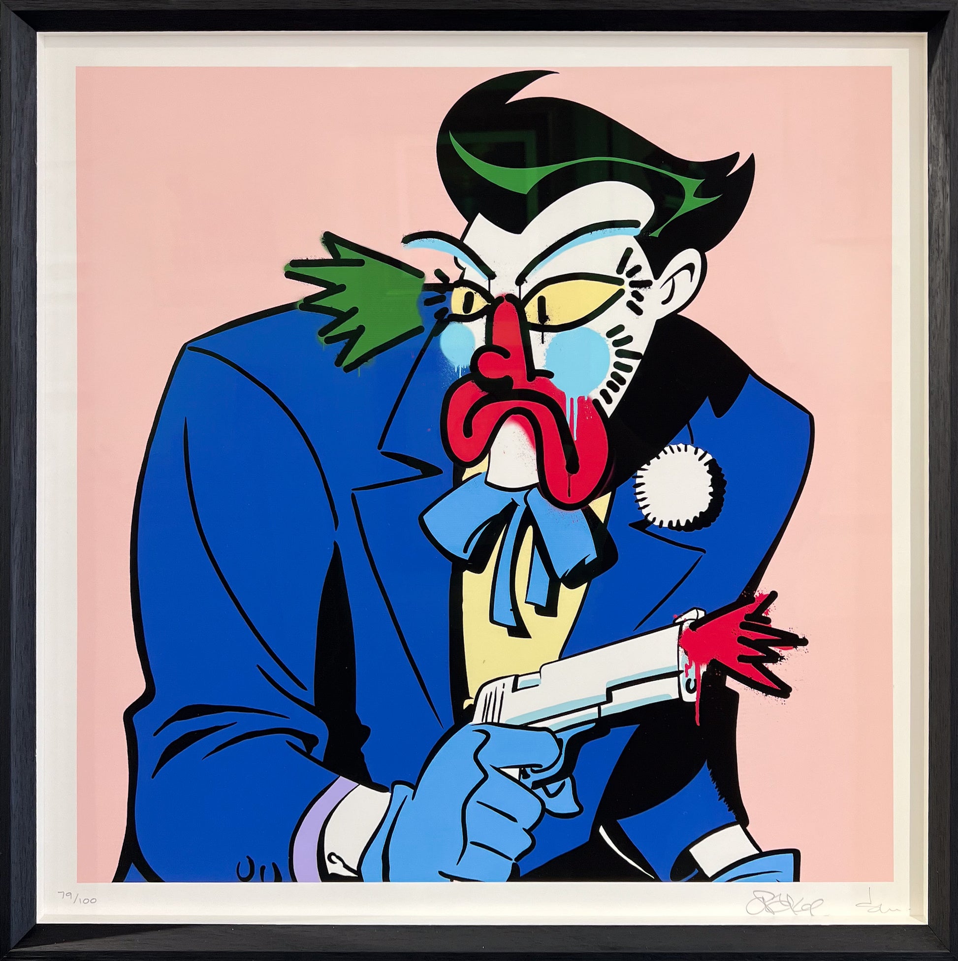 Slawn x Opake Joker limited edition collaboration, Creed Gallery Ascot, Berkshire.