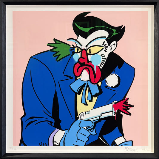 Slawn x Opake Joker limited edition collaboration, Creed Gallery Ascot, Berkshire.