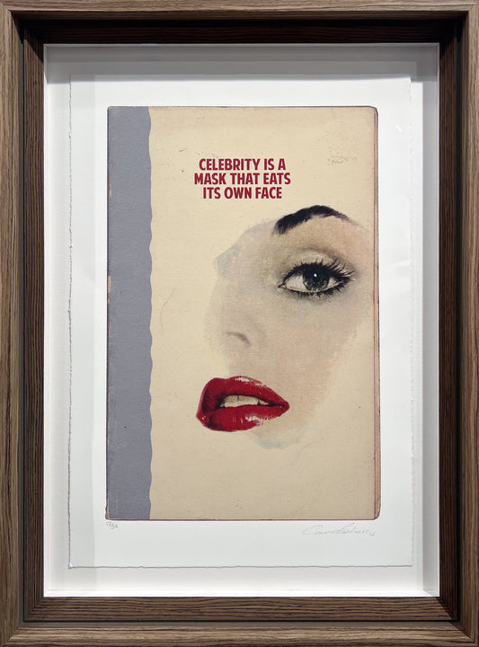 The Connor Brothers ‘Celebrity is a Mask’ limited edition fine art print at Creed Gallery, Ascot.